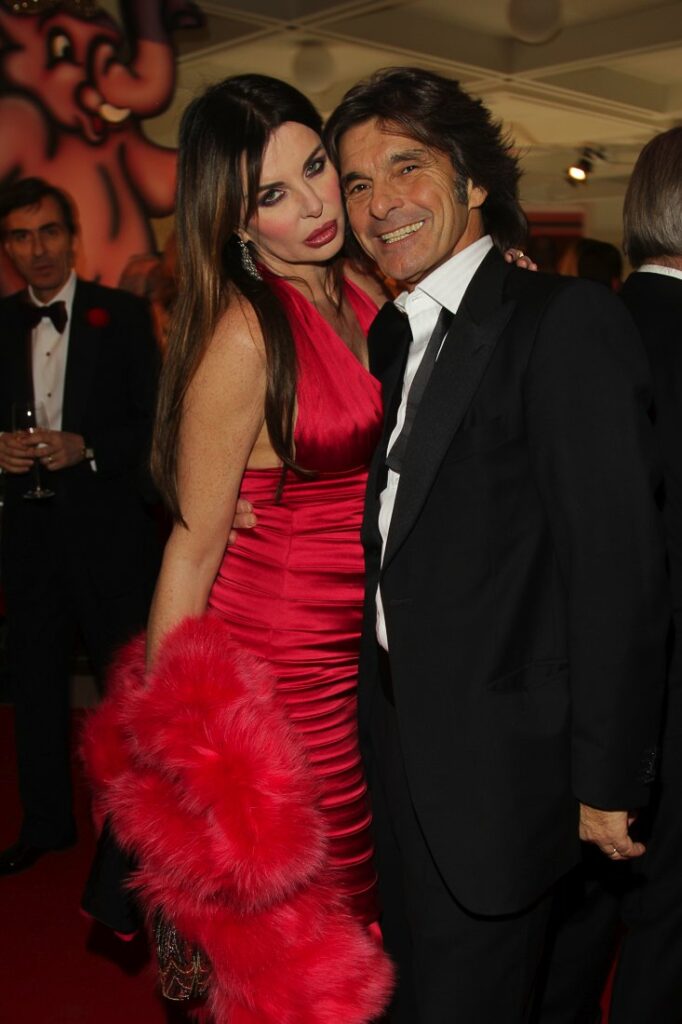 Alba Parietti and Roberto Alessi