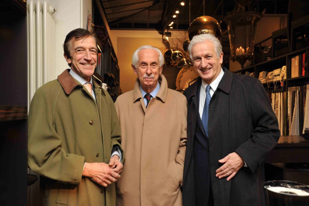 Adalberto Alberici con Alberto Giordanetti e Adriano Teso