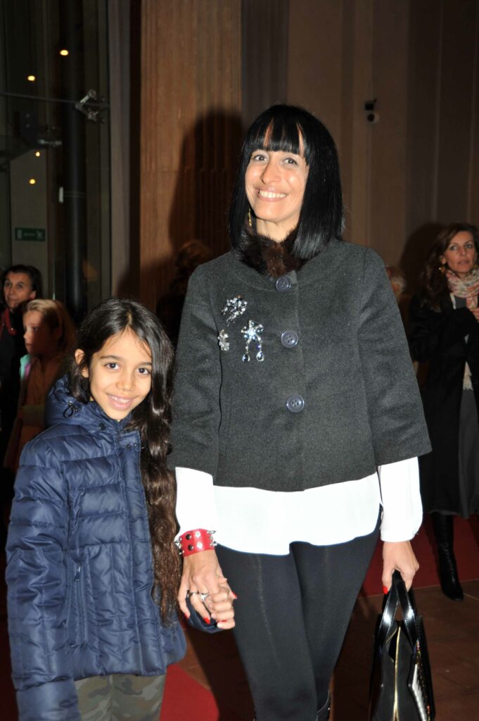 Adele Teodoro con la figlia