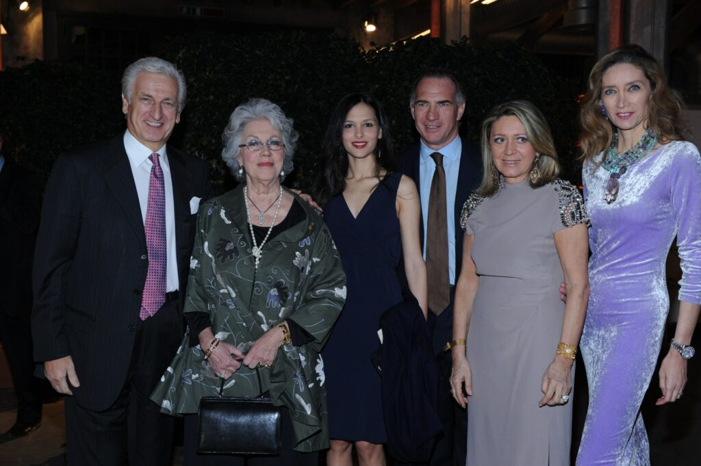 Adriano Teso, Franca Fossati, Bellani Nathalie e Sergio Dompè, Mariella Boerci e Laura Morino Teso