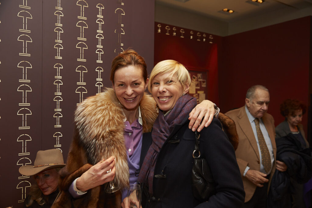 Claudine Mathessohn Antonietti con un'amica