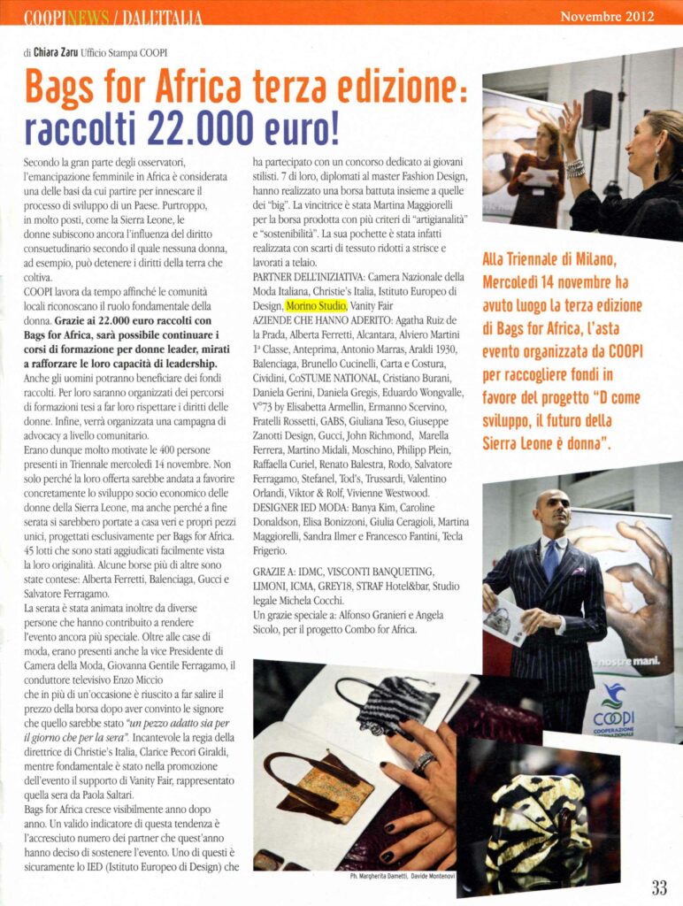Coopi News Novembre 2012