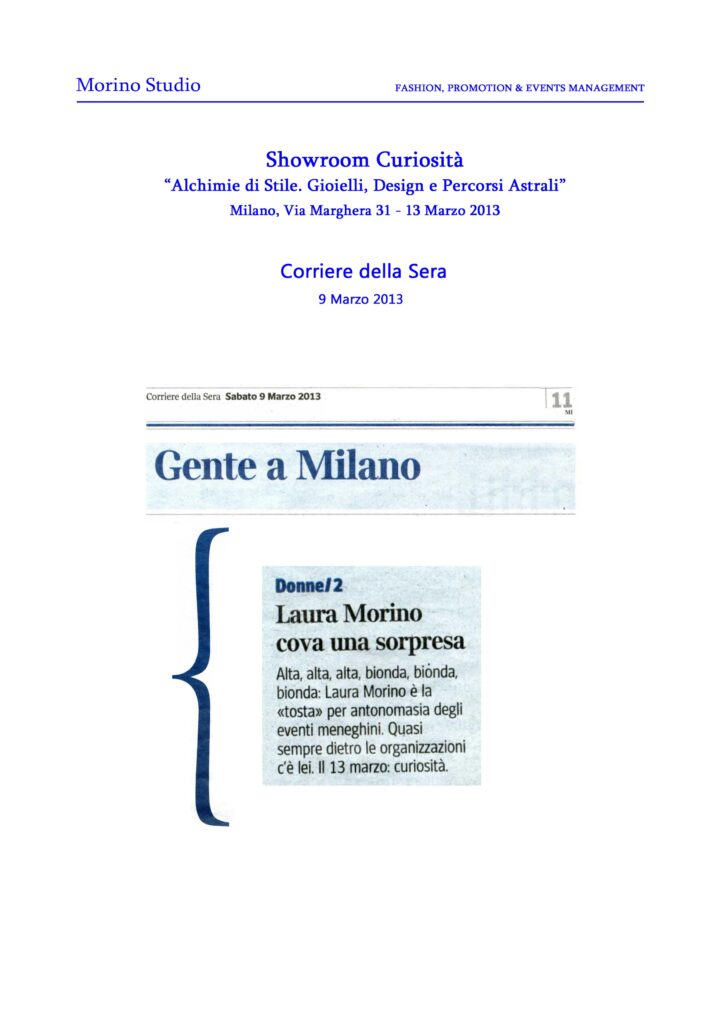 Corriere della Sera 09-03-2013