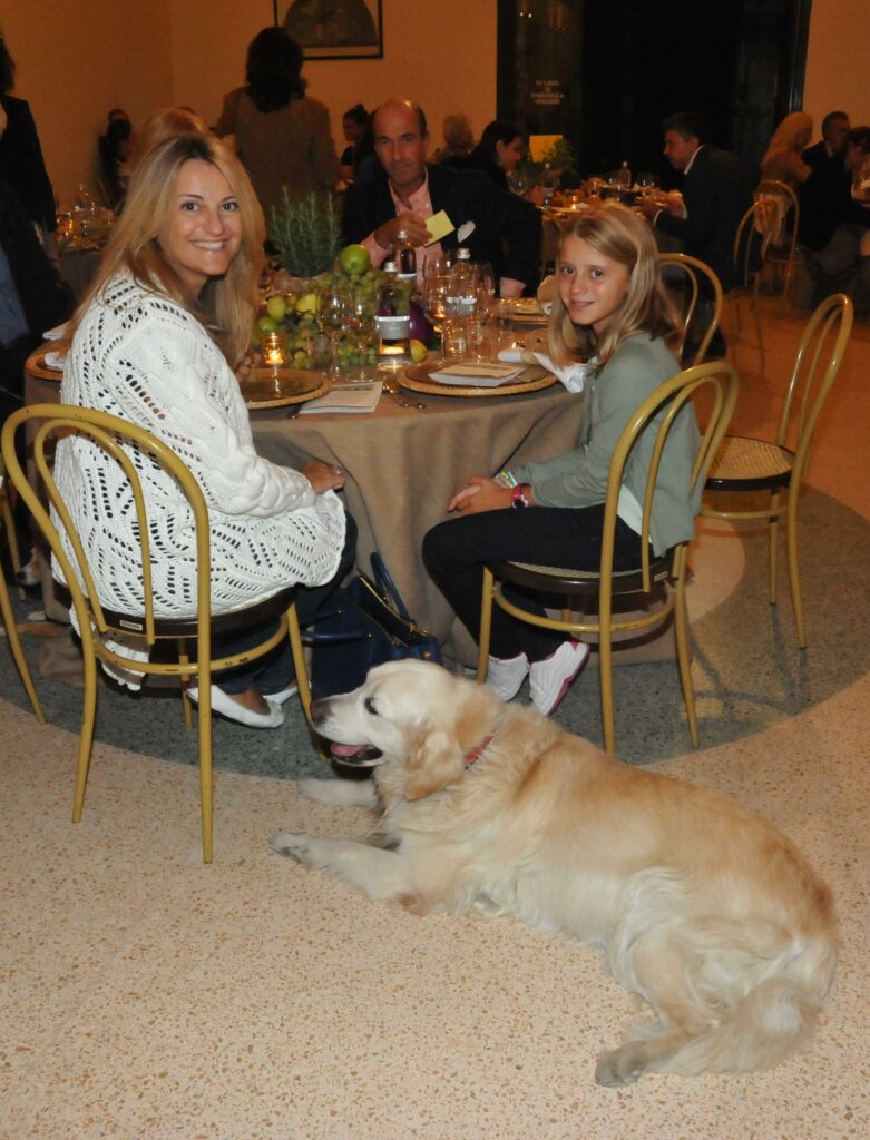 Cristiana Schieppati con Ludovica e Grant