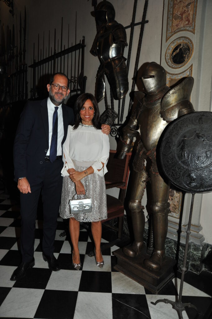 Federica Balestrieri con il marito