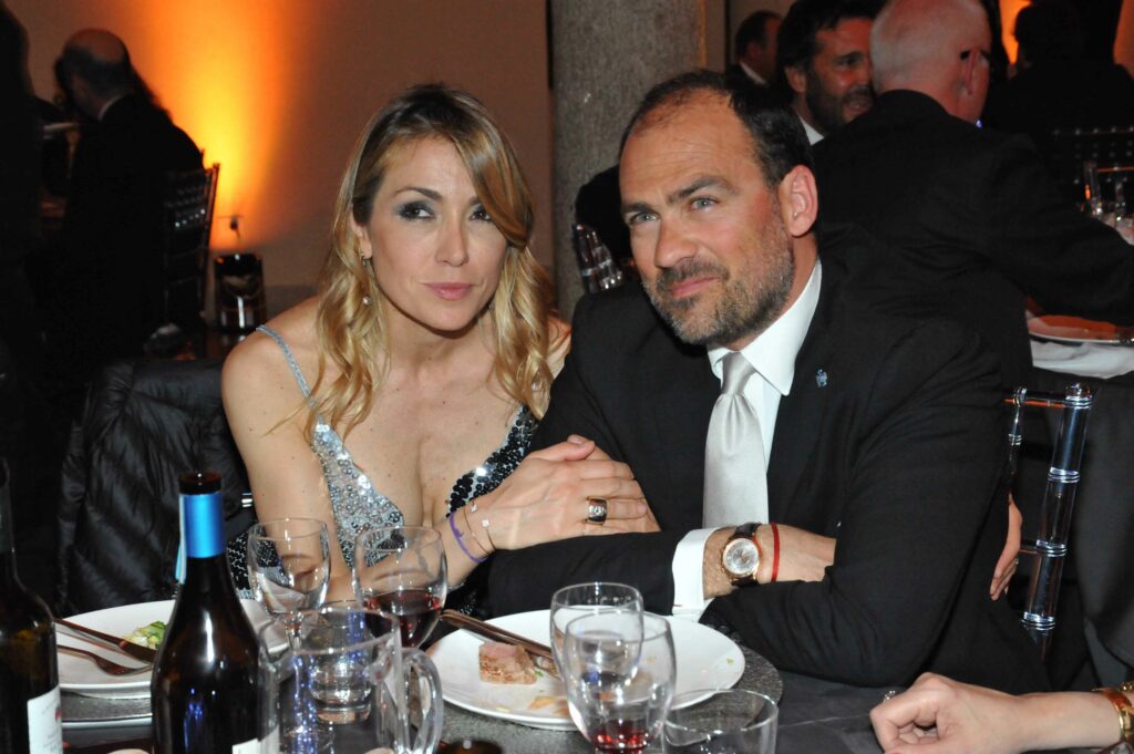 Francesca Senette con il marito Marcello Forti