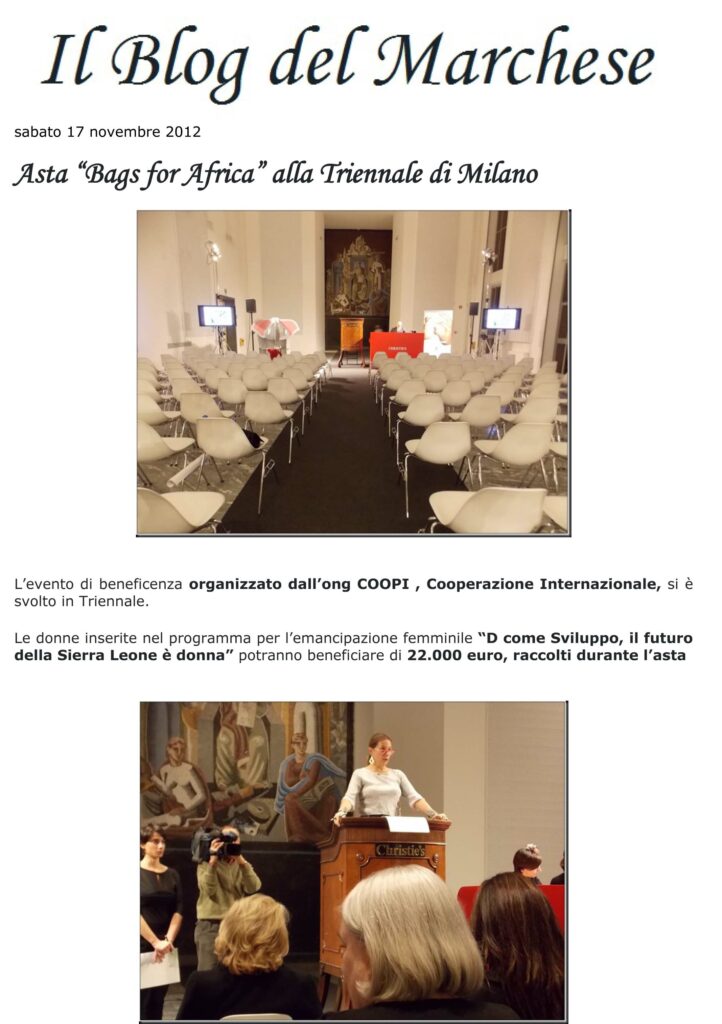 Gli Eventi del Marchese 17-11-2012