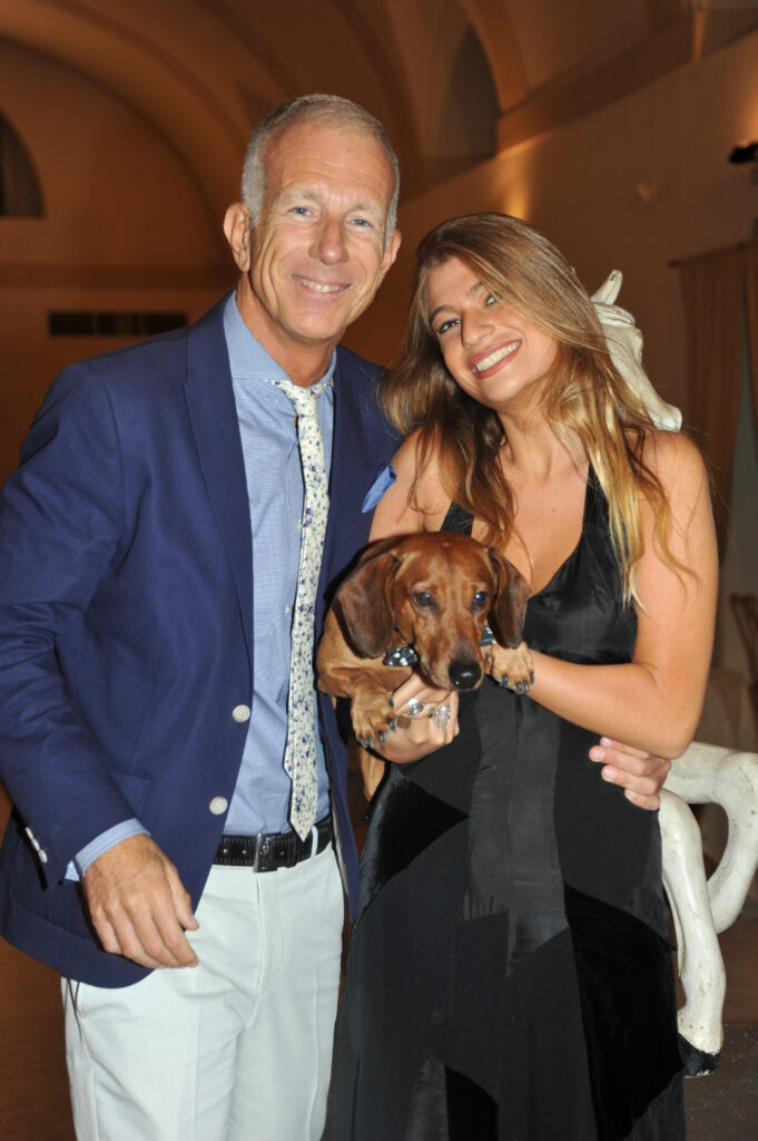 Guido Bagatta con Francesca e Ugo