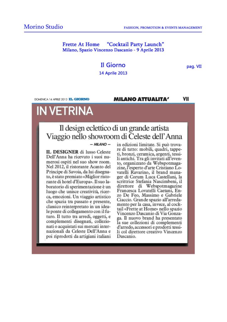 Il Giorno 14-04-2013