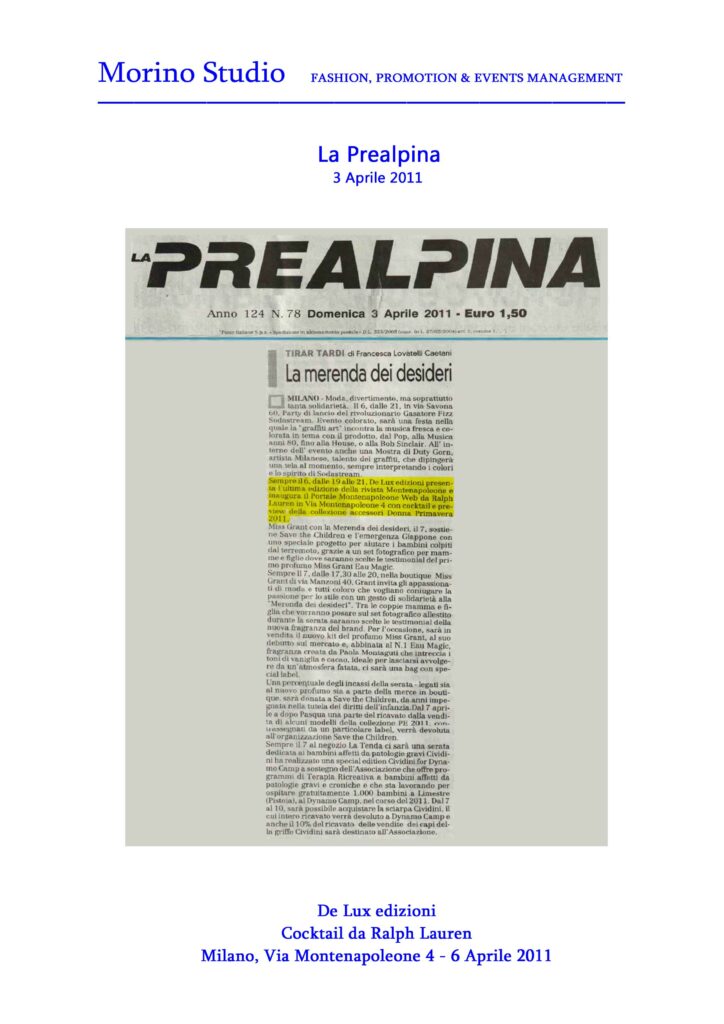 La Prealpina 03-04-2011