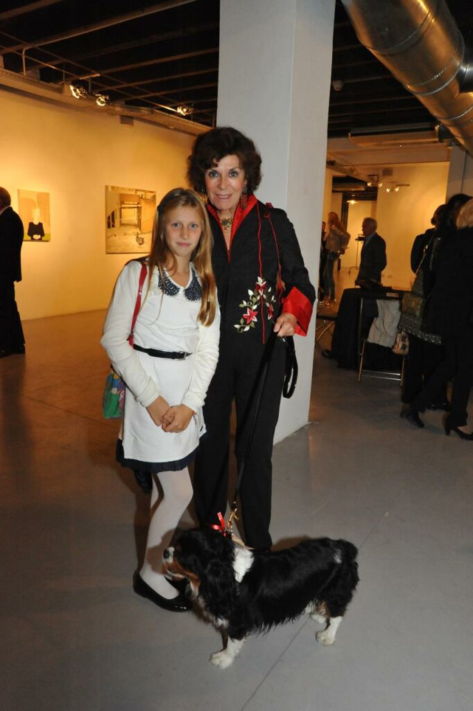 Margot De Mazzeri, la nipote Silvia con Rex