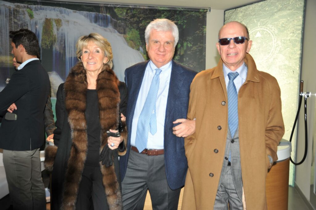 Marina e Cesare Sirtori con Sergio Cesana