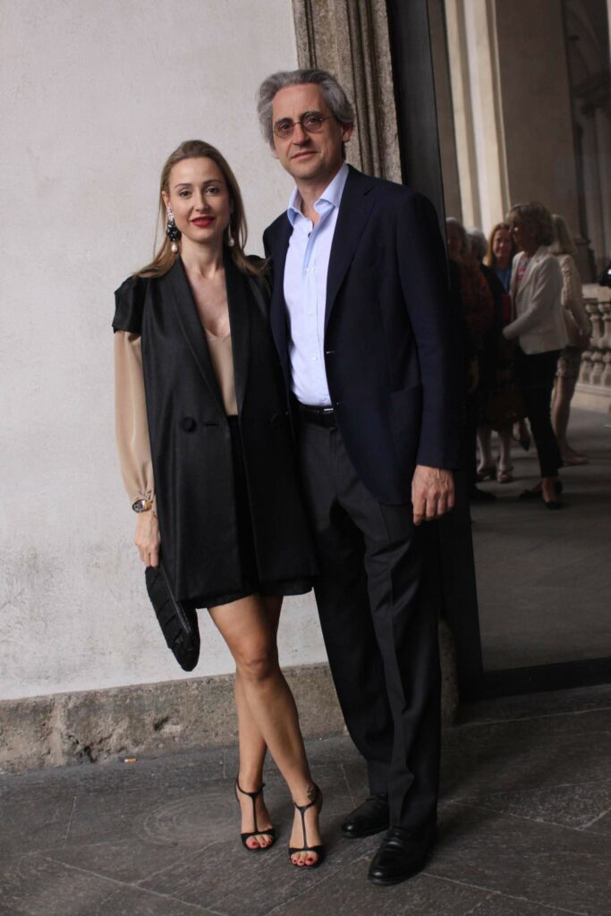 Michela Bruni Reichlin con il marito Riccardo Gambaccini