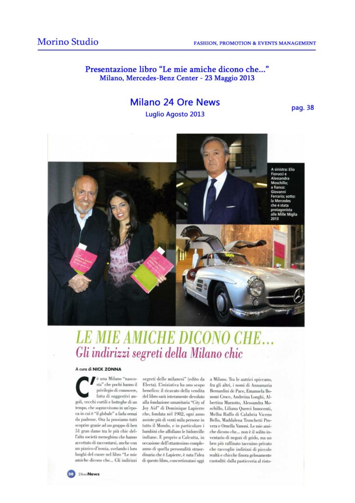 Milano 24 Ore News Luglio-Agosto 2013