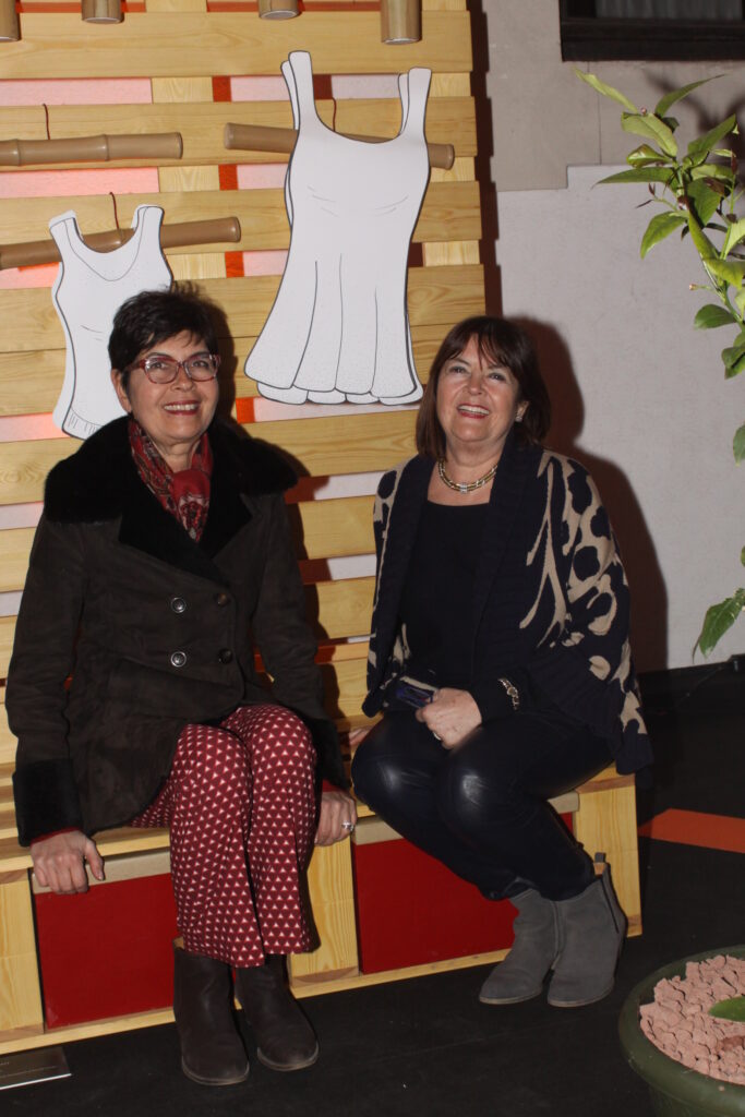 Patrizia Giangrossi,titolare Pierre mantoux con la sorella Fulvia