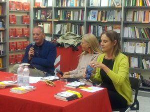Peter Gomez, Maria Luisa Agnese e Michela Moro Journo