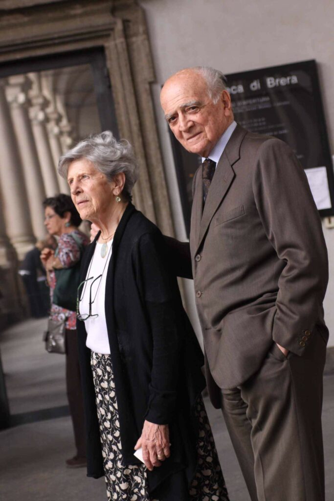 Piero Bassetti e la moglie Carla Bonomi