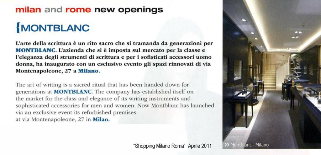 Shopping Milano Roma Aprile 2011