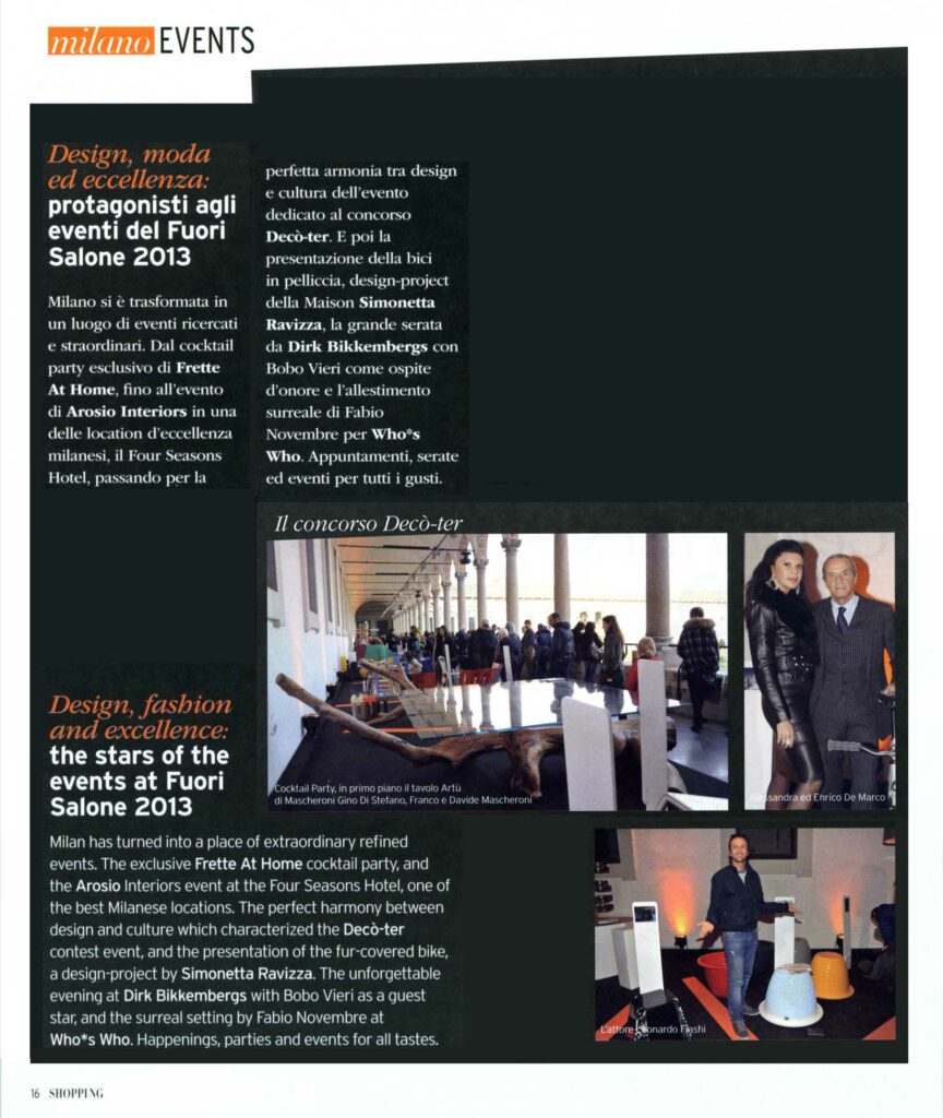 Shopping Milano Roma Estate 2013