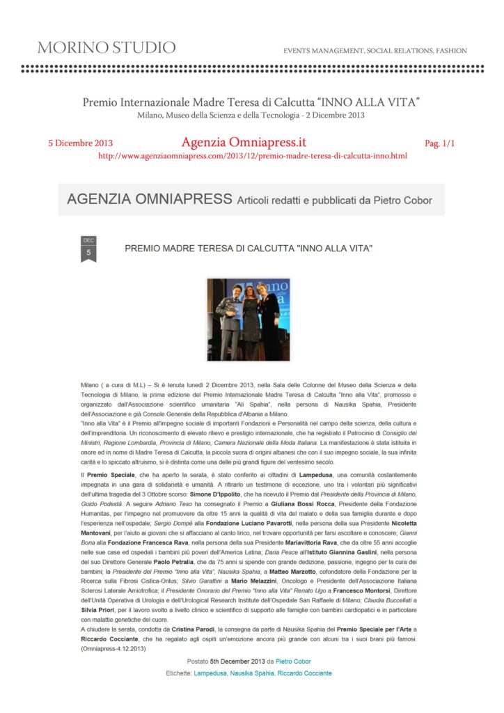 agenziaomniapress.it 05-12-2013