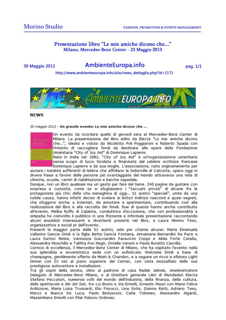 ambienteeuropa.info 30-05-2013