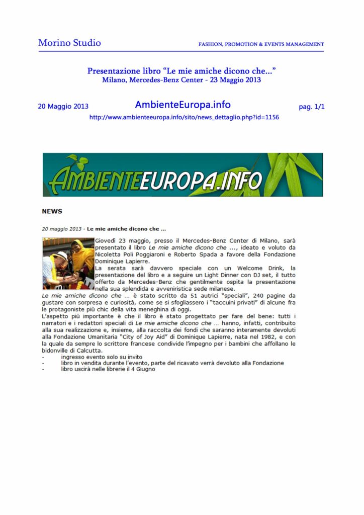 ambienteuropa.info 20-05-2013