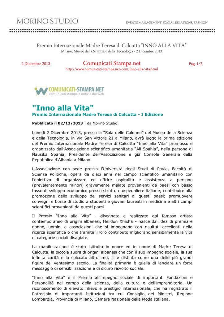 comunicatistampa.net 02-12-2013