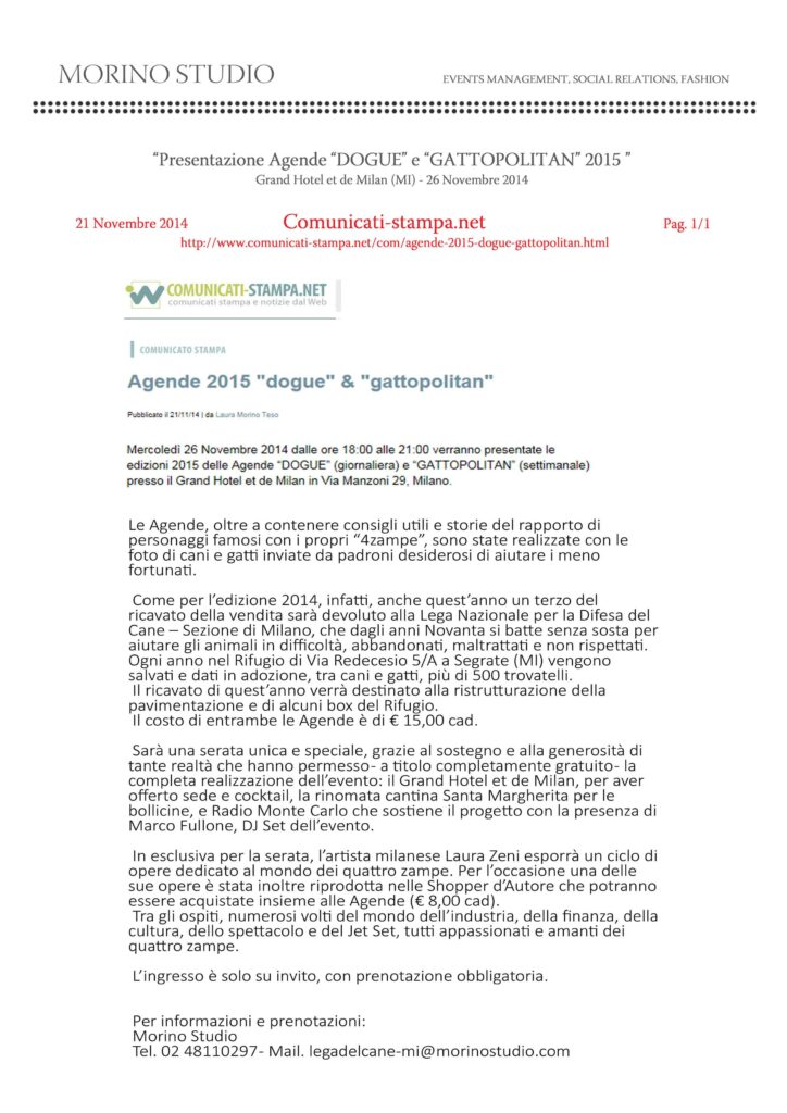 comunicatistampa.net 21-11-2014