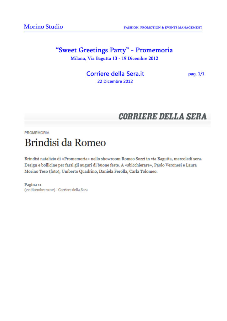 corrieredellasera.it 22-12-2012