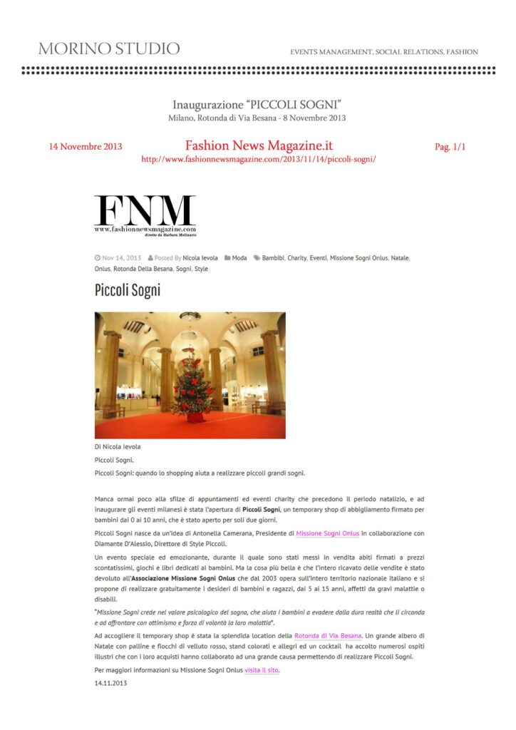 fashionnewsMagazine.it 14-11-2013