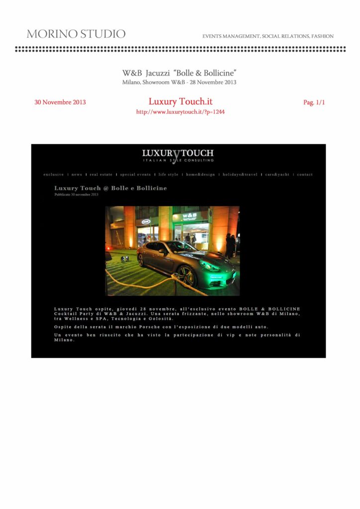 luxurytouch.it 30-11-2013