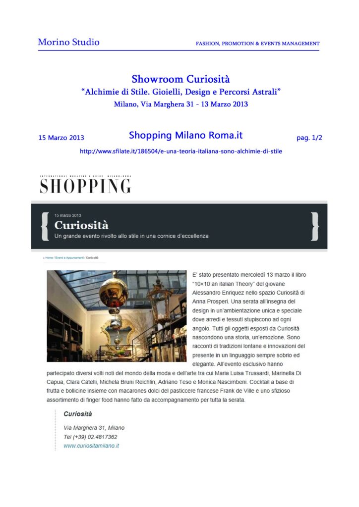 shoppingmilanoroma.it 15-03-2013