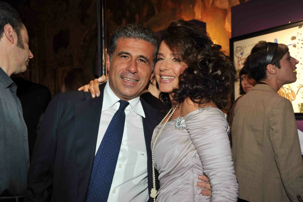 Canio Mazzaro e Gabriella Dompè