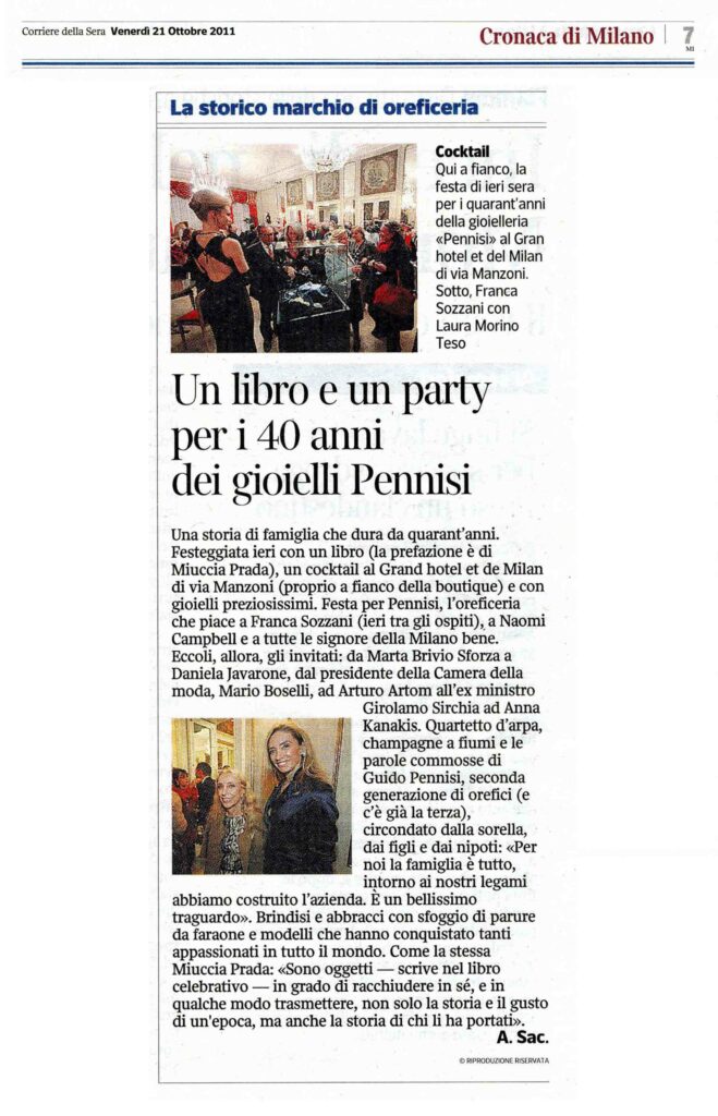 Corriere della Sera 21-10-2011