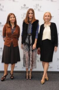 Desiree Bollier, Olivia Palermo e Franca Sozzani