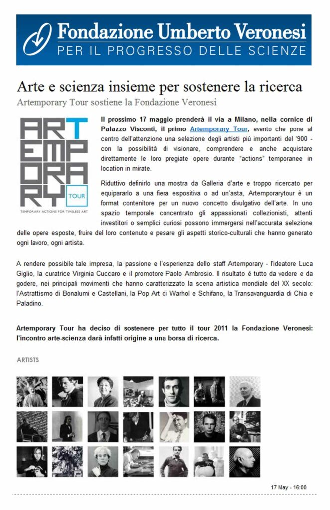 Fondazione Umberto Veronesi 17-05-2011