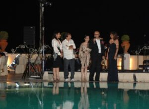 Guido Lembo con famiglia Aprea