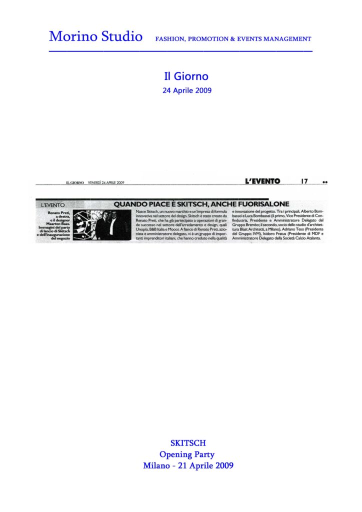 Il Giorno 24-04-2099