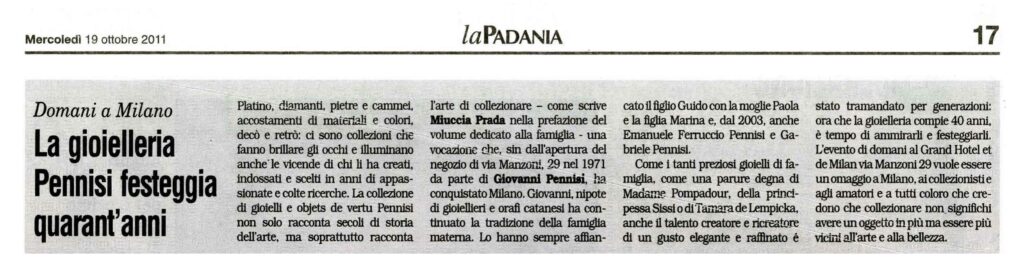 La Padania 19-10-2011