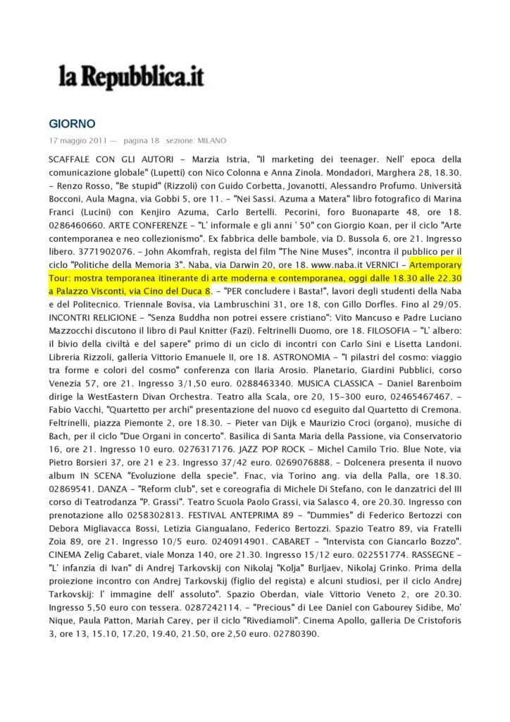 larepubblica.it 17-05-2011