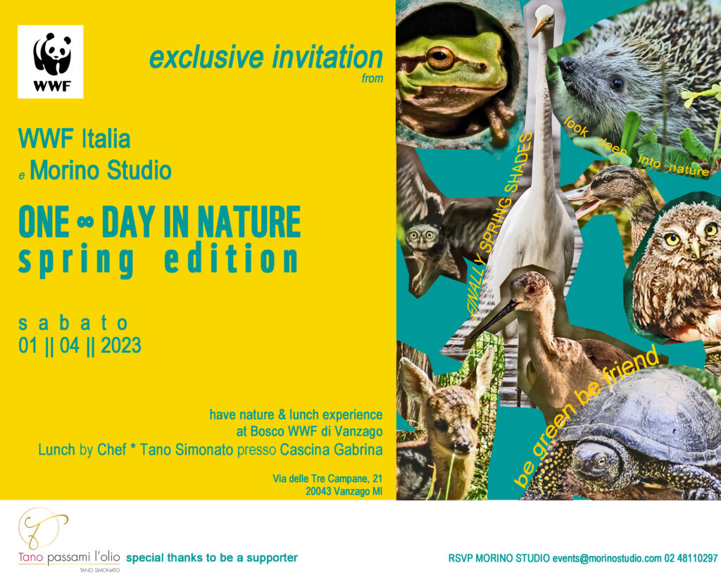 Morino Studio - INVITO WWF ITALIA - One Day in Nature Spring Edition