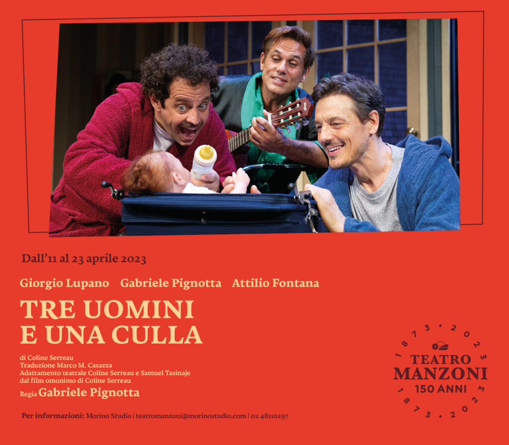 Morino Studio - Teatro Manzoni - Tre uomini e una culla- Red Carpet