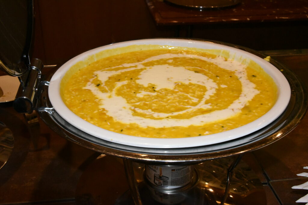 Risotto alla zucca, maggiorana e taleggio 