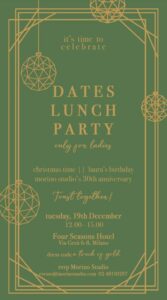 Invito - Dates Lunch Party Martedì 19 Dicembre