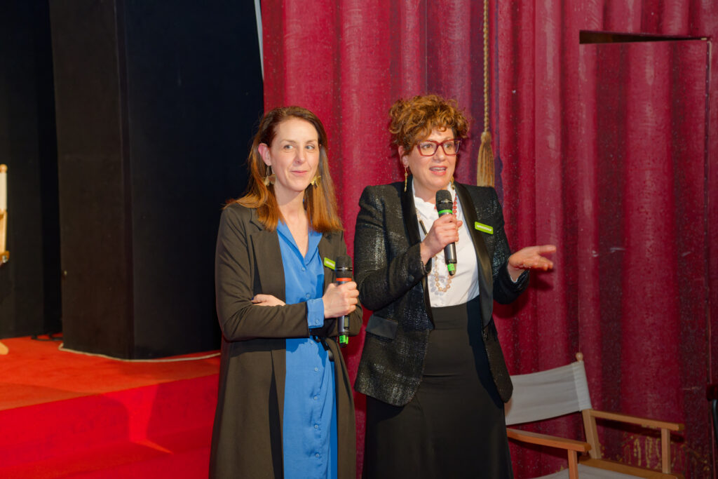 Giulia Bussotti Philanthropy Manager e Sira Bertarelli Fundraising Director