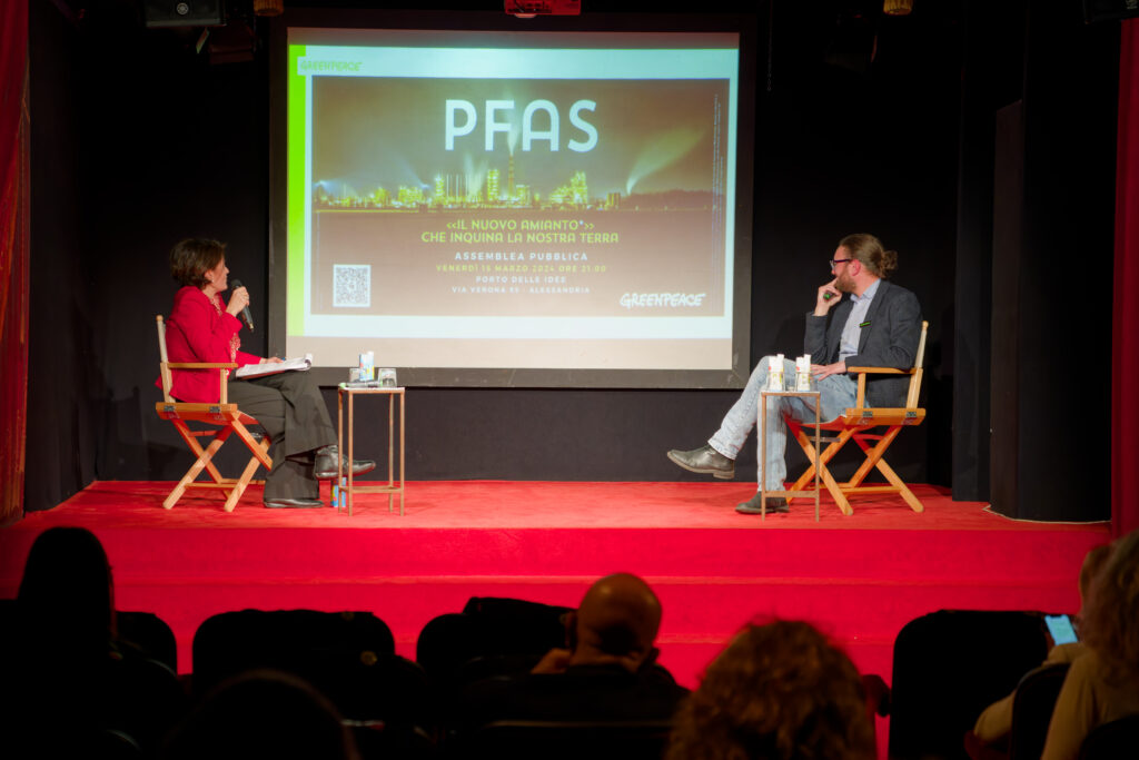 Luisiana Gaita,Giuseppe Ungherese, Responsabile Campagna Inquinamento