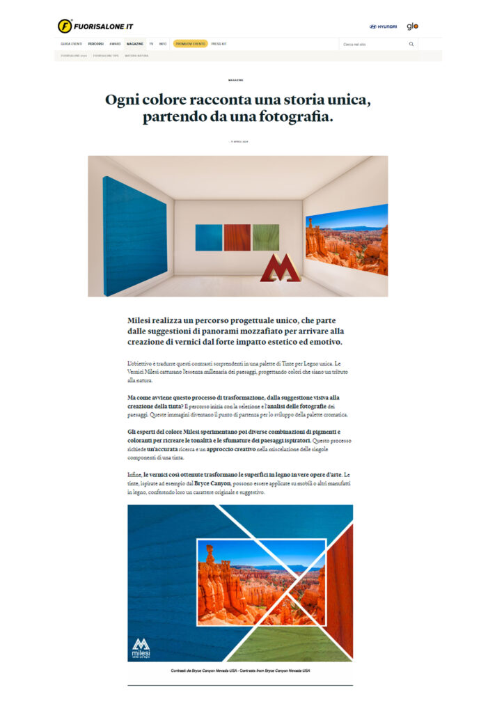 Fuorisalone - MAGAZINE