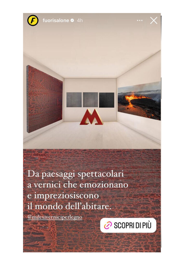 Fuorisalone - INSTAGRAM STORY