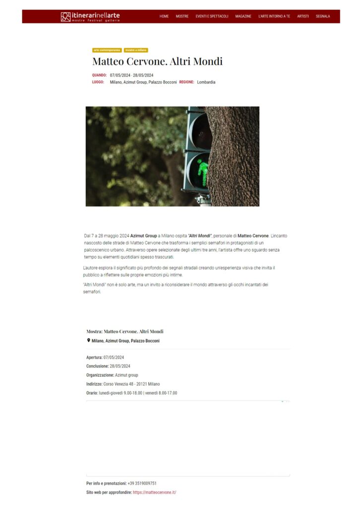 itinerarinellarte.it 24-04-2024