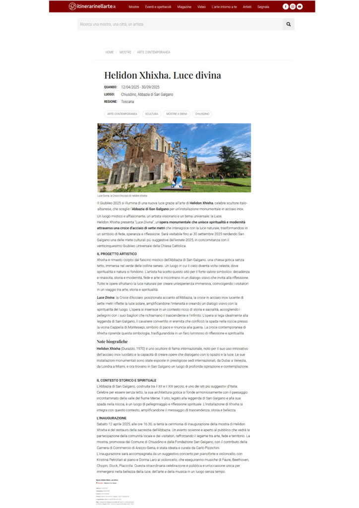 itinerarinellarte.it 31-03-2025